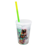 Mood Color Changing Custom Rainbow Confetti Cup Set - 17 oz. - view 8