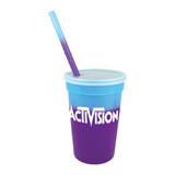 Mood Color Changing Custom Logo Stadium Cup Set - 17 oz. - view 2
