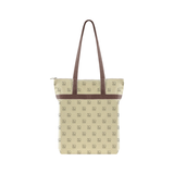 Custom Logo All-Over Print Zippered Tote Bag - 15