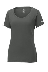 Nike® Custom Logo Dri-FIT® Blend Scoop Neck Tee - Women's - view 3