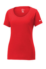 Nike® Custom Logo Dri-FIT® Blend Scoop Neck Tee - Women's - view 5