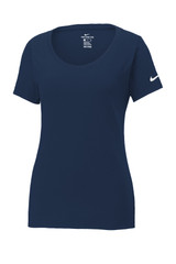Nike® Custom Logo Dri-FIT® Blend Scoop Neck Tee - Women's - view 1