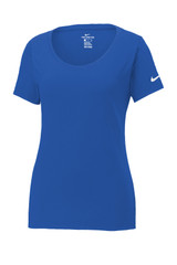 Nike® Custom Logo Dri-FIT® Blend Scoop Neck Tee - Women's - view 2