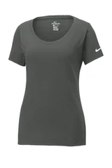 Nike® Custom Logo Dri-FIT® Blend Scoop Neck Tee - Women's - view 3