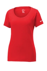 Nike® Custom Logo Dri-FIT® Blend Scoop Neck Tee - Women's - view 5