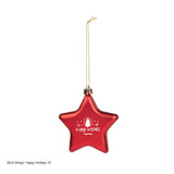 Acrylic Custom Logo Star Ornament - view 4