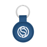 Hue Pop Custom Logo Leatherette Key Tag - view 3