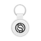 Hue Pop Custom Logo Leatherette Key Tag - view 4