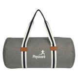 Shoreline Custom Printed Heathered Duffel Bag - view 2