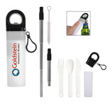 Ultimate Reusable Straw & Utensil Custom Travel Kit - view 1