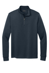 Brooks Brothers® Branded Double-Knit 1/4-Zip Pullover - view 3