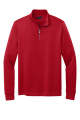 Brooks Brothers® Branded Double-Knit 1/4-Zip Pullover - view 4