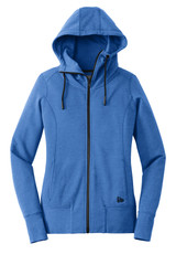 New Era Women's Logo Tri-Blend Fleece Full-Zip Hoodie - view 2