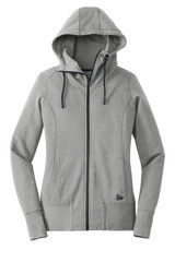 New Era Women's Logo Tri-Blend Fleece Full-Zip Hoodie - view 3