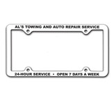 Sleek Thin Panel Custom License Plate Frame - view 2