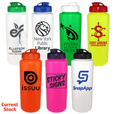 Custom Sports Bottle w/ Flip Top Cap - 32 oz. - view 2