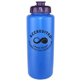 Ergonomic Logo Grip Bottle - 32 oz. - view 2