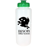 Ergonomic Logo Grip Bottle - 32 oz. - view 3