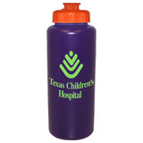 Ergonomic Logo Grip Bottle - 32 oz. - view 5