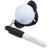 Custom Recycled Golf Ball Marker Stencil Tool - view 1