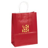Gloss Finish Custom Bag w/ Twisted Paper Handles - 10