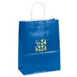 Gloss Finish Custom Bag w/ Twisted Paper Handles - 10