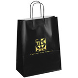 Gloss Finish Custom Bag w/ Twisted Paper Handles - 10
