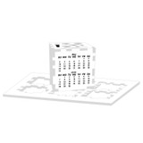 Foam Puzzle Custom Calendar Cube - 3