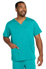 Wink® Premiere Flex Custom V-Neck Scrub Top - Men's - view 5