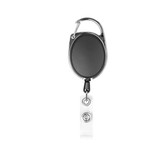 Custom Logo Retractable Badge Holder w/ Carabiner - view 1