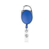 Custom Logo Retractable Badge Holder w/ Carabiner - view 3
