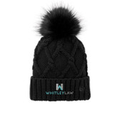 New Era® Faux Fur Custom Pom Beanie - view 2