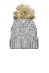 New Era® Faux Fur Custom Pom Beanie - view 5