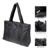 Luxe Quilted Puffer Custom Tote Bag - 18