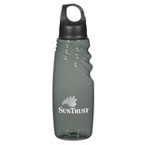 Custom Logo Crest Carabiner Promo Sports Bottle - 24 oz. - view 2