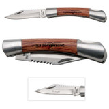 Small Rosewood Custom Pocket Knife - view 1