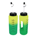 Mood Color-Changing Custom Grip Bottle w/ Straw Cap Lid - 32 oz - view 4