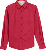 Port Authority® Long Sleeve Easy Care Custom Shirt - Women's - view 13