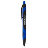 Two-Tone Rubberized Custom Pen - view 1