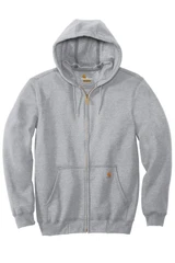 Carhartt® Midweight Hooded Zip-Front Custom Sweatshirt - view 8