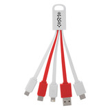 5-In-1 Flat Noodle Custom Charging Cables w/ Type-C - view 5