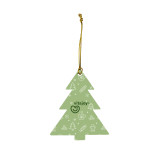 Custom Tree-Shaped Acrylic Holiday Ornament - view 2
