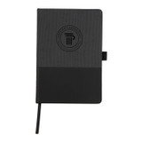 FSC® Recycled Ribbed Bound Journal Custom Logo Promo - 5.5
