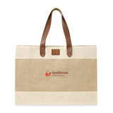 Out of the Woods® Jute Tote w/ Custom Logo - view 3