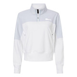 Adidas® Custom Logo Women's Fleece Quarter-Zip Pullover - view 4