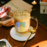 Custom Logo Created Co. Cove Glass Mug - 12 oz. - view 3