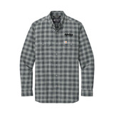 Carhartt® Custom Logo Rugged Flex® Plaid Long Sleeve Shirt - view 1