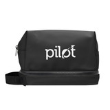 Hudson Custom Logo rPET Leatherette Cosmetic Bag - view 1