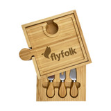 Custom Bamboo Charcuterie Puzzle Set - view 1