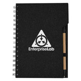 Custom Logo Inspire Spiral Notebook w/ Sticky Notes - 5.87